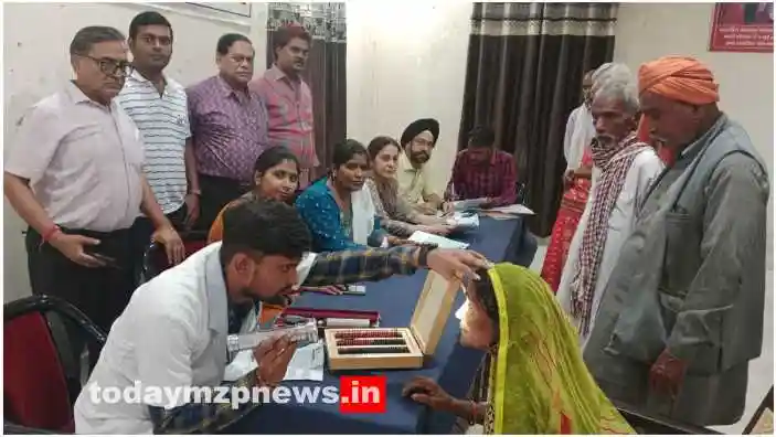 Sonbhadra 76 patients checkup glasses and medicine are free