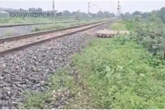 Sonbhadra A major railway accident was averted due to the promptness of the loco pilot