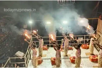 Varanasi The place of Maa Ganga Aarti changed for the fifth time