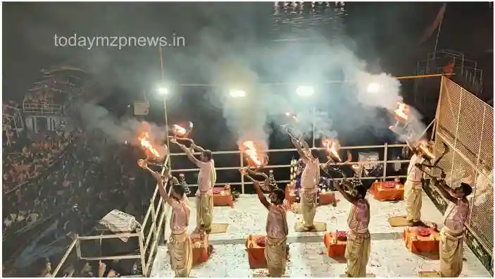 Varanasi The place of Maa Ganga Aarti changed for the fifth time