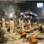 Varanasi The venue of the world famous Ganga Aarti has been changed