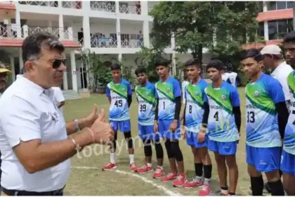 3 day zonal handball match competition started at Daffodils Public School