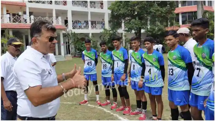 3 day zonal handball match competition started at Daffodils Public School