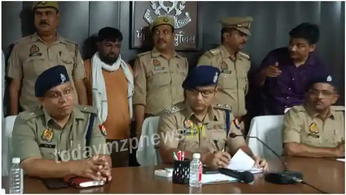 Big success in cash van robbery and murder case in Mirzapur STF arrested notorious robber