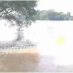 Chandauli The flood in Karmanasha put a break on the construction of National Highway