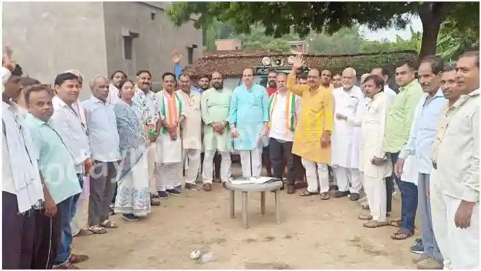 Congress party held a meeting in view of Majhwa assembly by-election