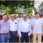 Doctors protest against fake RTI activists and YouTubers in Mirzapur