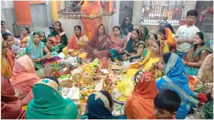 Mirzapur Jivitputrika Vrat Women kept a fast for the longevity of their children