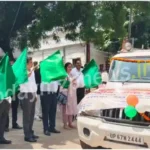 Mirzapur Judge flagged off promotional vehicle for promotion of National Lok Adalat