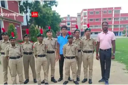 Mirzapur NCC cadets of St Mary School organized cleanliness fortnight