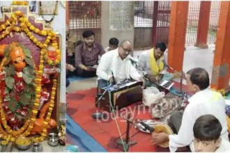 Mirzapur Various programs held in Hanuman temple on Vaman Jayanti