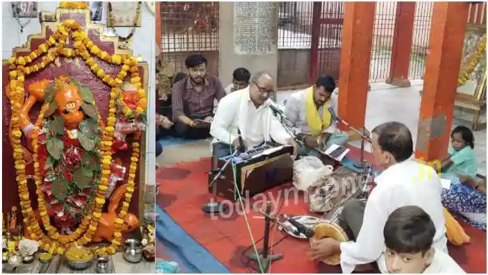 Mirzapur Various programs held in Hanuman temple on Vaman Jayanti