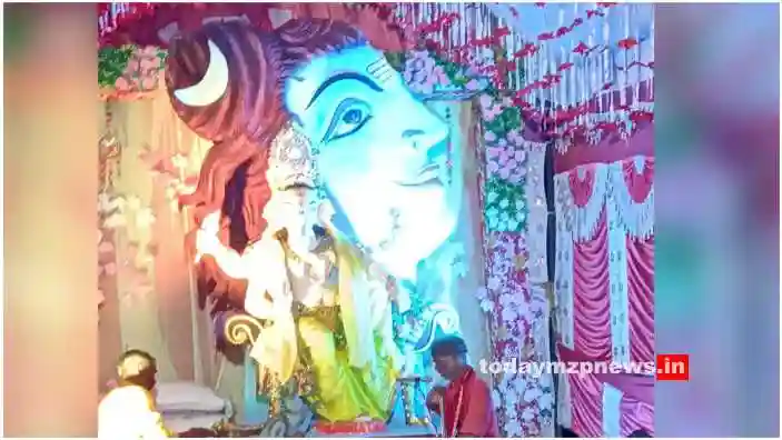 Sonbhadra Ghorawal The idol of Shri Ganesh was installed with great fanfare