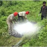 The body of a middle aged man was found in Sagara of Vindhyachal