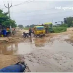 The condition of roads in Jamalpur block of Mirzapur is bad