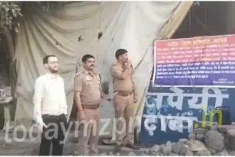 Bhadohi Police took action on gangster Dhaba seized property worth Rs. 75 lakhs