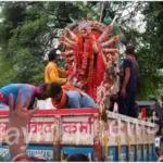 Chila Immersion of Durga idol was completed amidst tight security arrangements