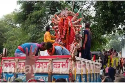 Chila Immersion of Durga idol was completed amidst tight security arrangements