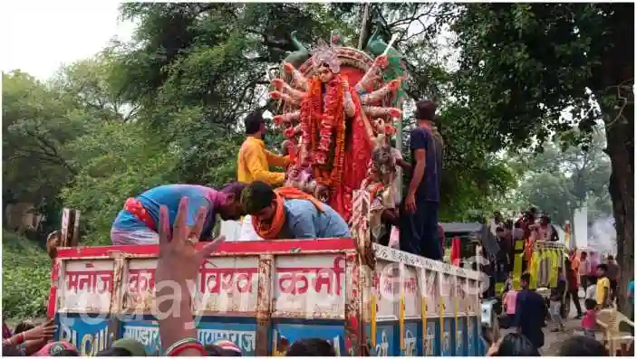 Chila Immersion of Durga idol was completed amidst tight security arrangements