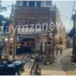 Durga Puja pandal and railway station road dispute ends in Narainpur Mirzapur