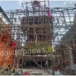 Kachhwa Artisans busy giving final touches to Durga Pandals