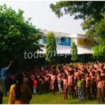 Kachhwa Gandhi Jayanti was celebrated by hoisting the flag in PM Shri Vidyalaya