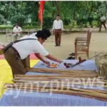 Kachhwa On Vijayadashami RSS did a procession after worshipping weapons