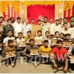 Kachhwa Pandal decorators were honored with mementos