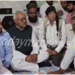 Lal Bihari Yadav met the family members of SP MLA Zahid Beg from Bhadohi