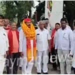 Mirzapur Sapa new state secretary Ramraj Patel gets a rousing welcome in his home district