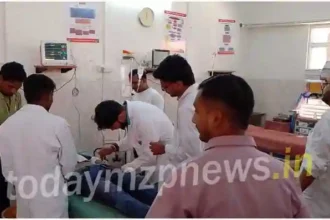 Mirzapur Three injured after being hit by a speeding truck, one in critical condition