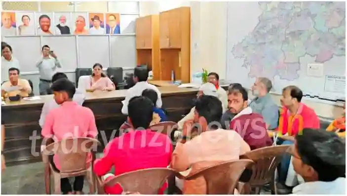 Mirzapur Union Minister of State Anupriya Patel held a public interaction