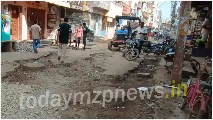 Negligence in sewer construction under Amrit Yojana in Mirzapur