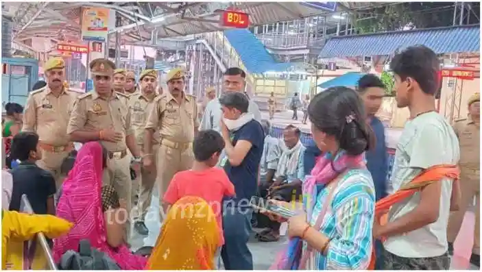 Security increased at railway station in view of Shardiya Navratri Mela Vindhyachal-2024