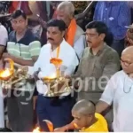 Shyam Sundar Keshari participated in the Vindhyachal Ganga Aarti