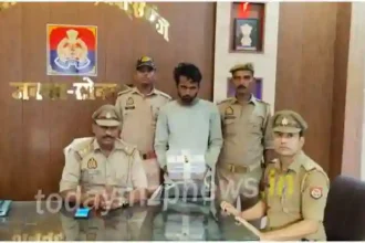 Sonbhadra Arrested with 315 bore country made pistol and one live cartridge