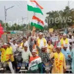 Sonbhadra Bike rally taken out to protest against restoration of old pension