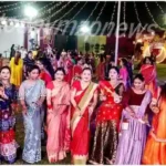 Sonbhadra Famous DJ artist created a stir in Dandiya Night