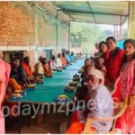 Sonbhadra Marwari youth forum distributed fruits in the women wing of Son old age home