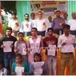 Sonbhadra Students were administered oath regarding voter awareness