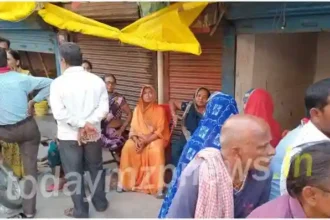 Sonbhadra The death of the married woman created panic among the family members