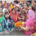 Chhath Puja celebrated with great fervour in Mirzapur