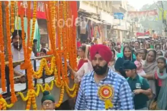 Ferry taken out on the occasion of Prakash Parv of Guru Nanak Dev Ji