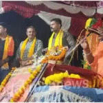 Fourth day of Shrimad Bhagwat Mahapuran Katha being held in Mujehra Kala