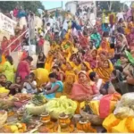 Grand celebration of Chhath festival in Mirzapur