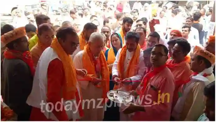 Kachhwa Cabinet minister inaugurated BJP election office