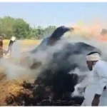 Madihaan Barn and tractor burnt due to silencer