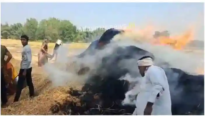 Madihaan Barn and tractor burnt due to silencer