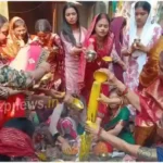 Sisters worshiped Bhaiya Dooj for the long life of their brothers