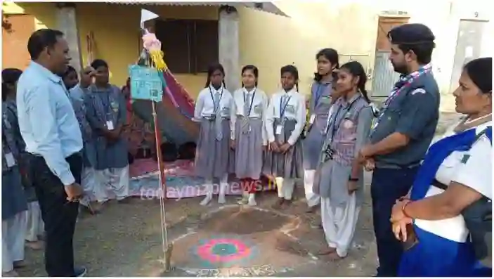 Sonbhadra Scout Guide Camp was inspected